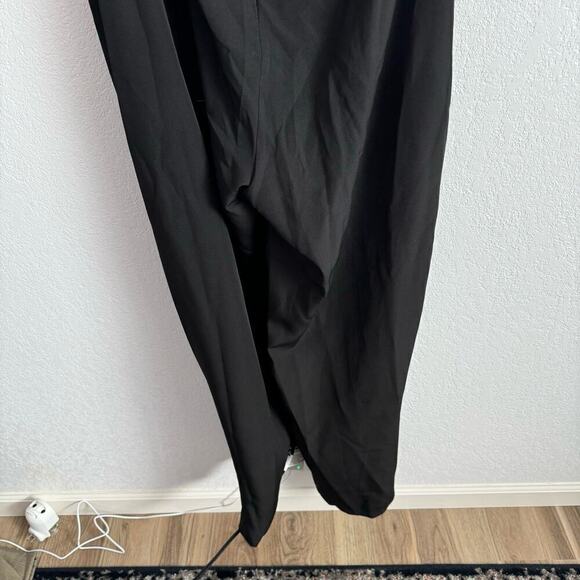 NEW NWT Francesca’s Luciana Strapless Elastic Back Wide Leg Jumpsuit Black L - Picture 10 of 13